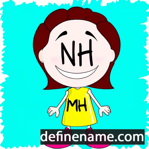 cartoon of the name Niamh