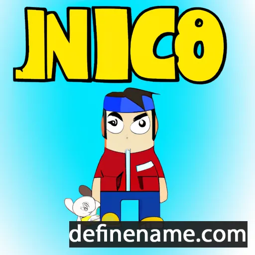 cartoon of the name Niĉjo