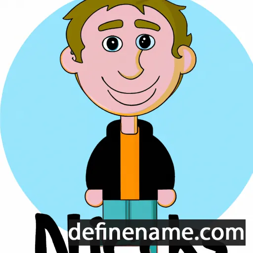 cartoon of the name Nicholas