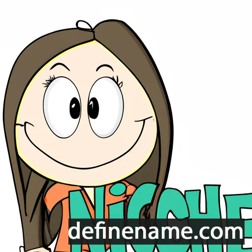 cartoon of the name Nichole