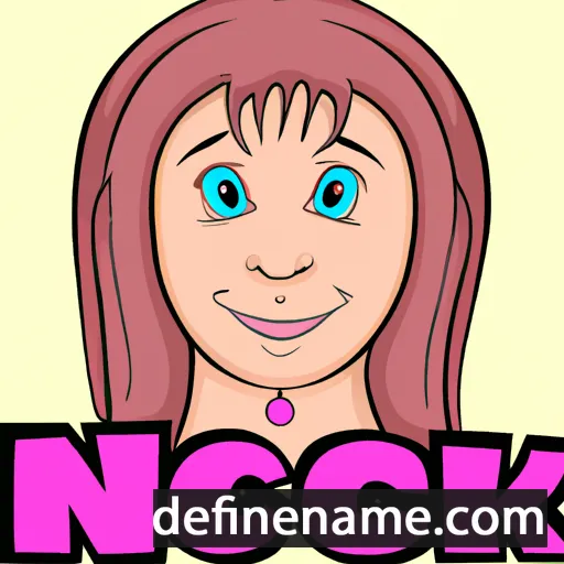 cartoon of the name Nicki