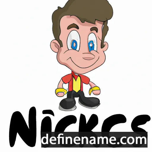 cartoon of the name Nickolas