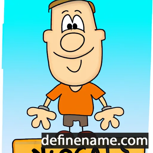 cartoon of the name Niclas