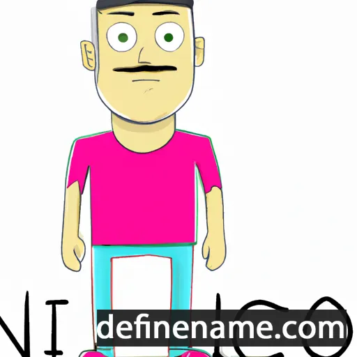 cartoon of the name Nico