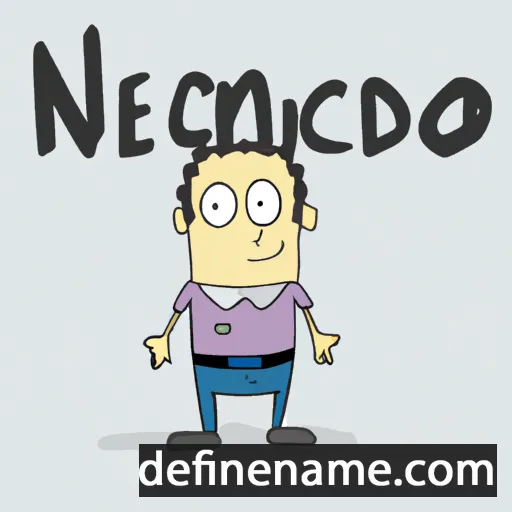 cartoon of the name Nicodemo