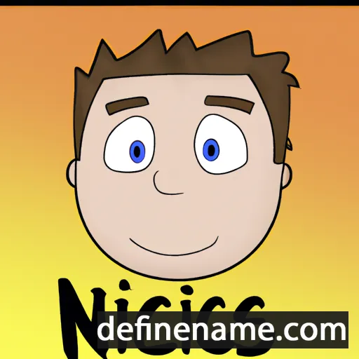 cartoon of the name Nicolas