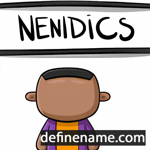 cartoon of the name Nicomedes