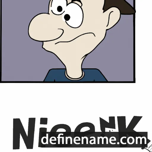 cartoon of the name Niek