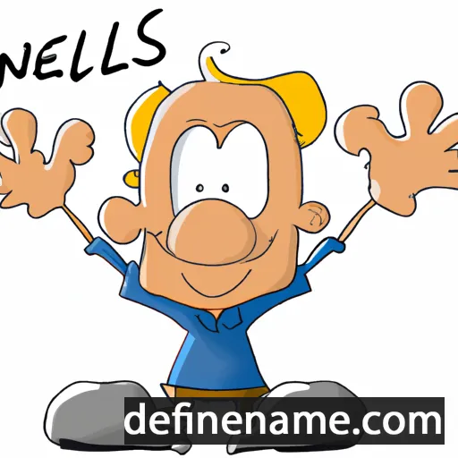 cartoon of the name Niels