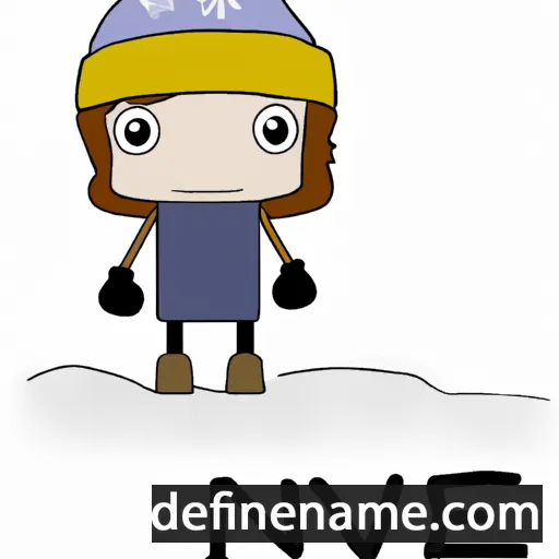 Nieve cartoon