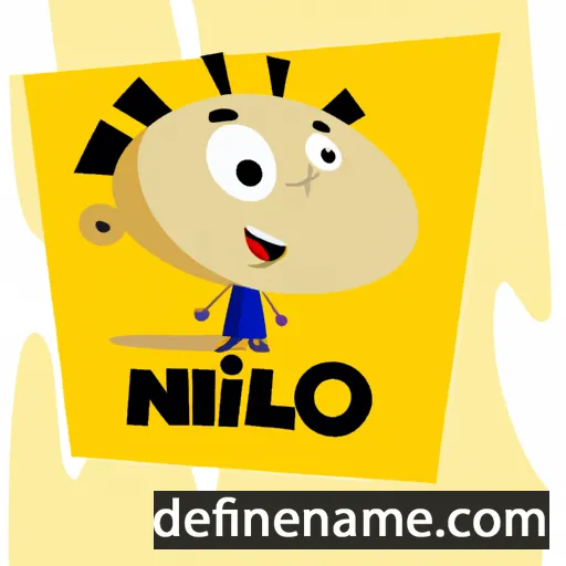 cartoon of the name Niilo