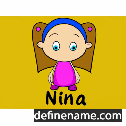 cartoon of the name Niina