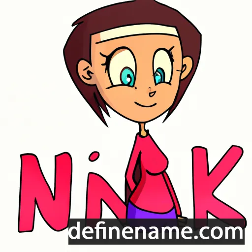 cartoon of the name Niki