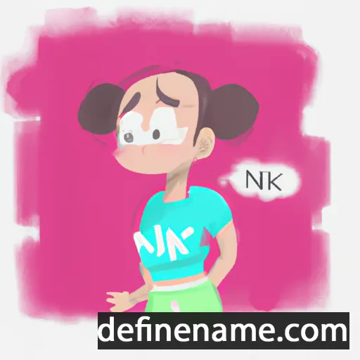 cartoon of the name Niki