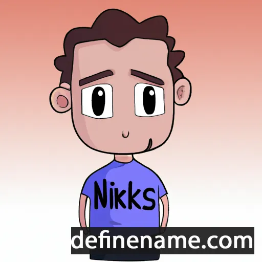 cartoon of the name Nikias