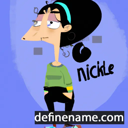 cartoon of the name Nikol