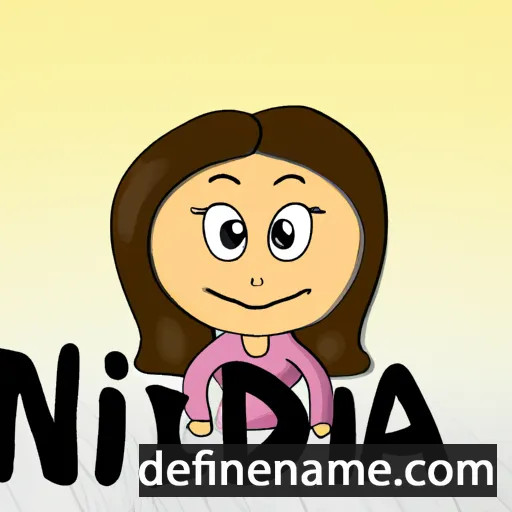 cartoon of the name Nilda