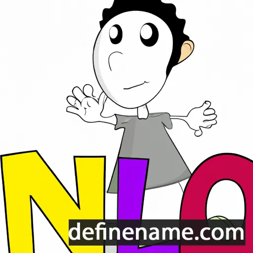 cartoon of the name Nilo