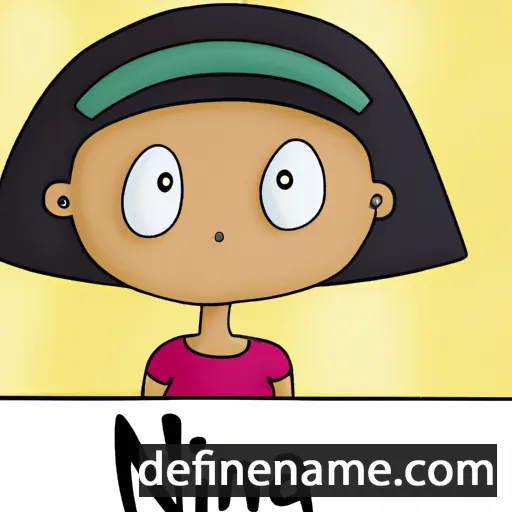 cartoon of the name Nina