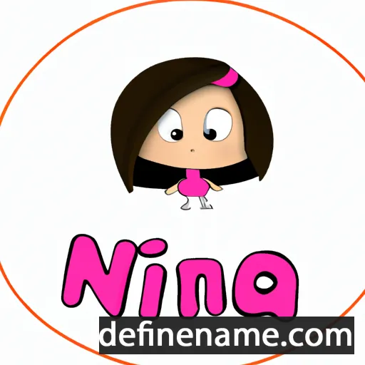 cartoon of the name Nina