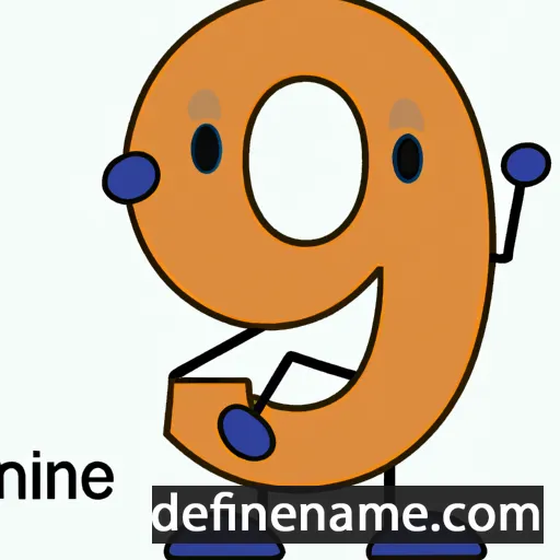 cartoon of the name Nine