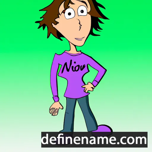 cartoon of the name Ninon