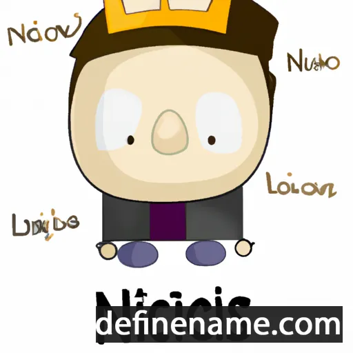 cartoon of the name Nioclás