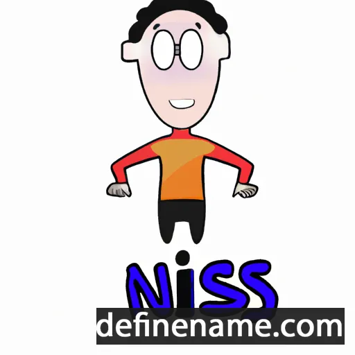 cartoon of the name Nis