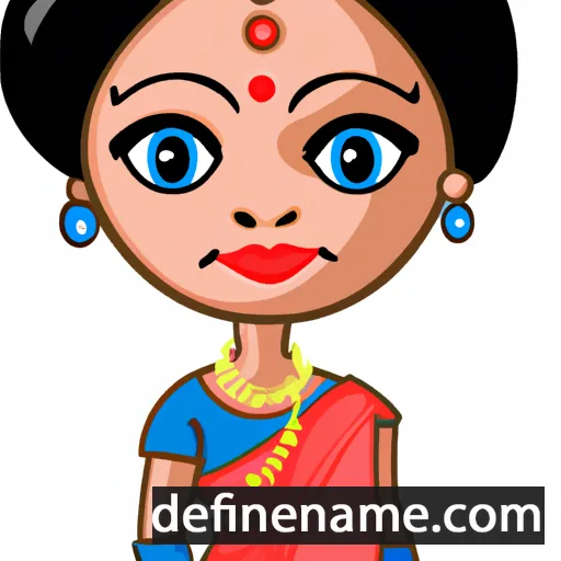 cartoon of the name Nitya