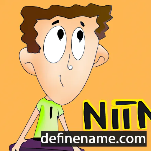 cartoon of the name Nitzan