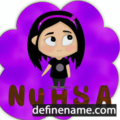 cartoon of the name Niusha