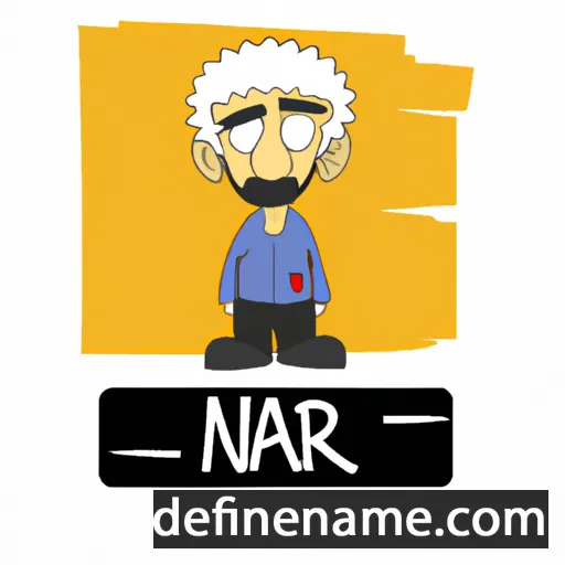 cartoon of the name Nizar