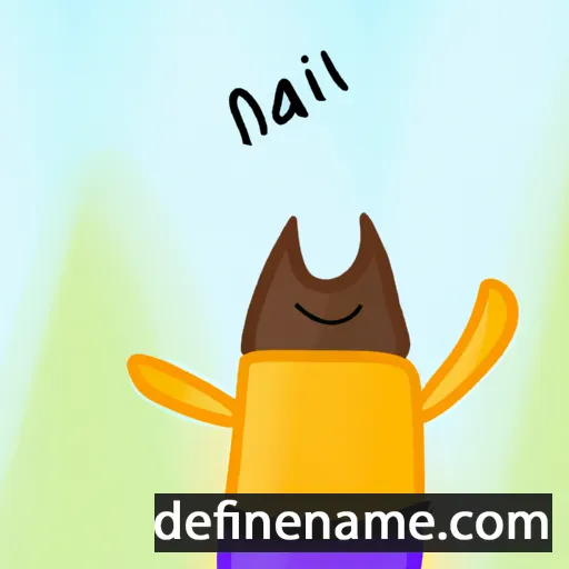 cartoon of the name Njáll