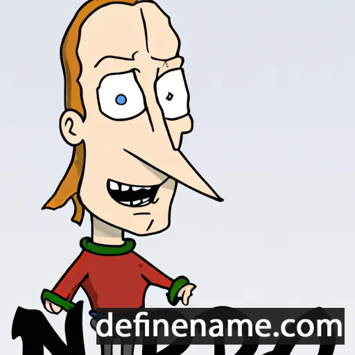 cartoon of the name Njord