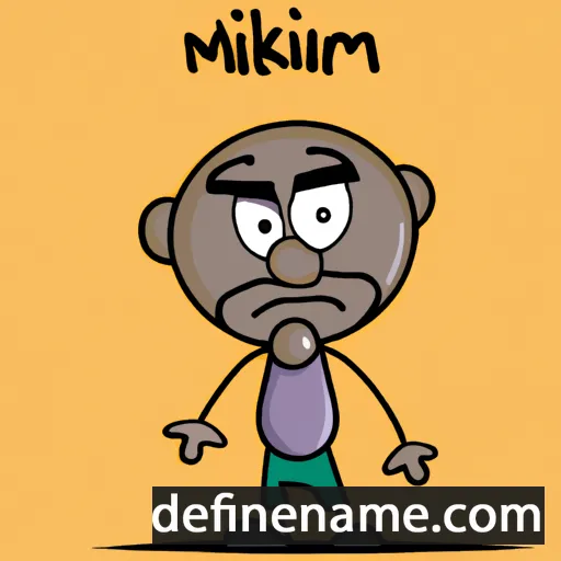 cartoon of the name Nkemdilim