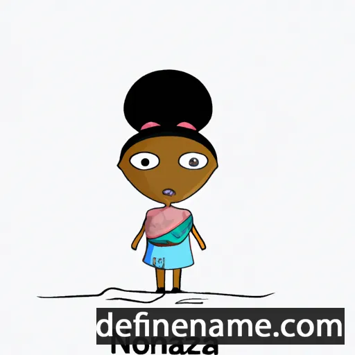 cartoon of the name Nkosazana