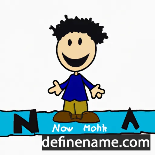 cartoon of the name Noah