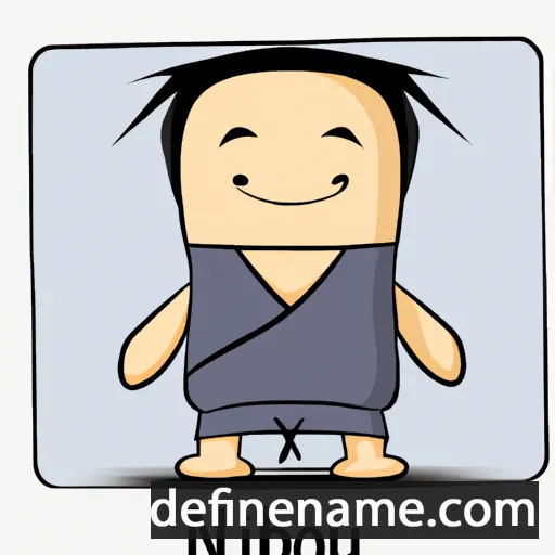 cartoon of the name Nobu