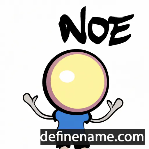 cartoon of the name Noe