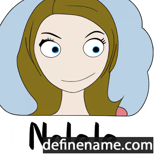 cartoon of the name Noelle