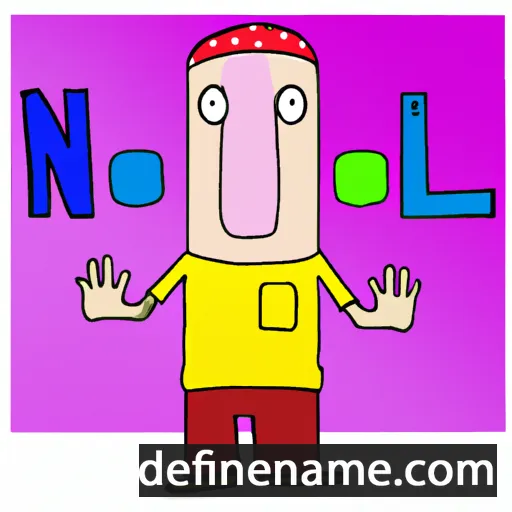 cartoon of the name Noll