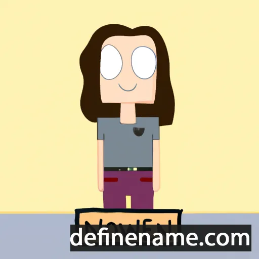 cartoon of the name Nolwenn