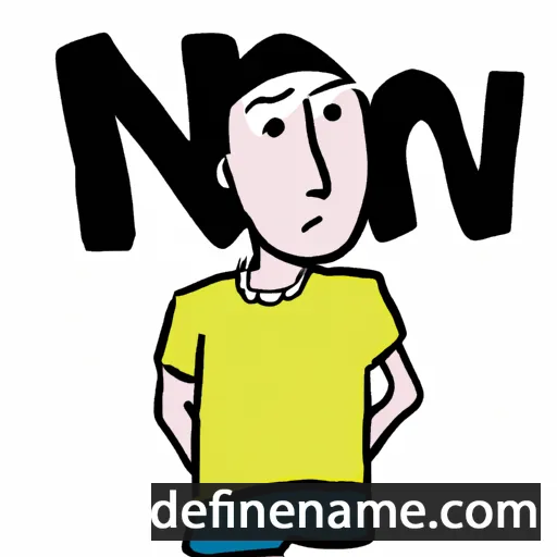 cartoon of the name Non