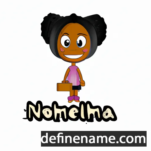 cartoon of the name Nonhelema