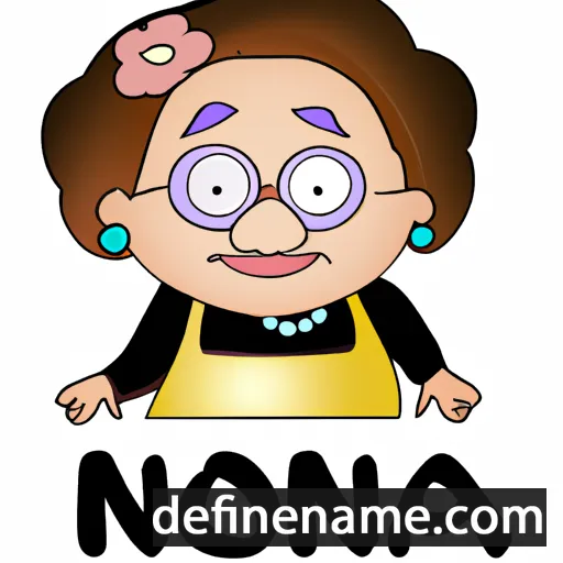 cartoon of the name Nonna