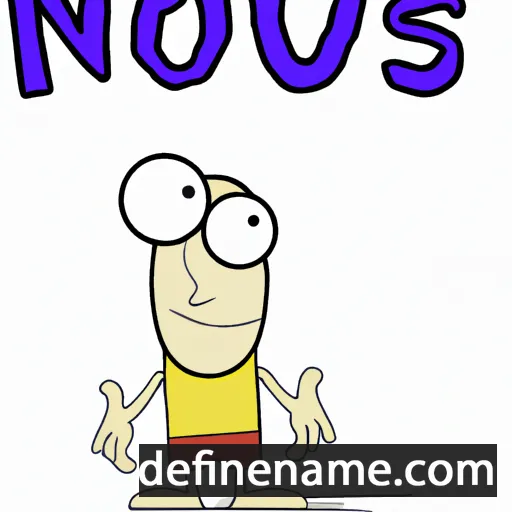 cartoon of the name Nonus