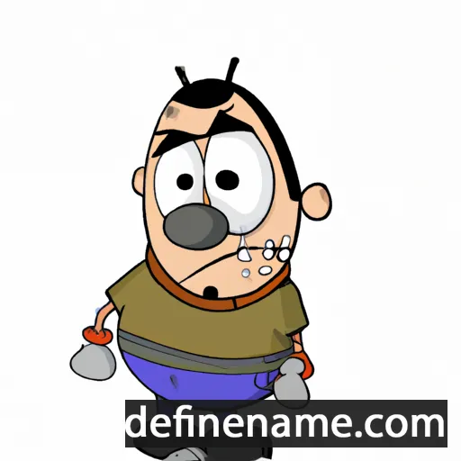 cartoon of the name Norberto