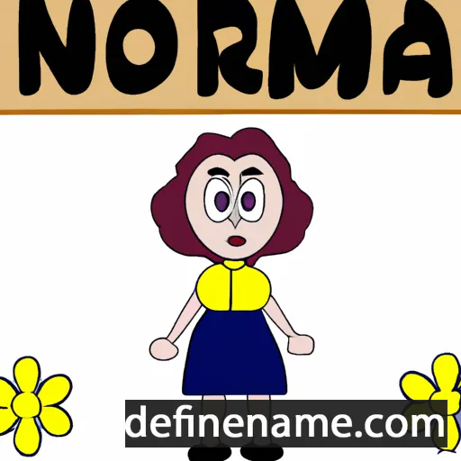 Norma cartoon