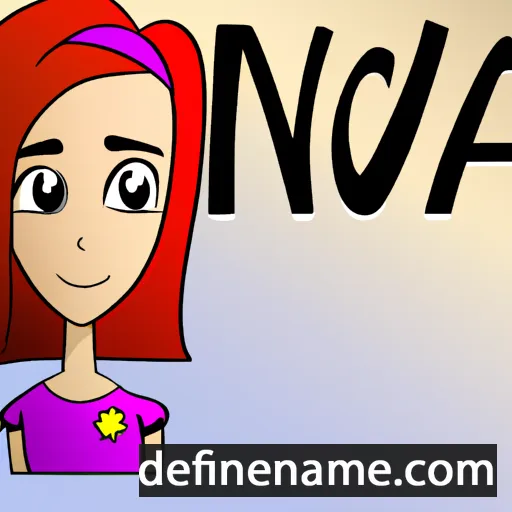 cartoon of the name Nova