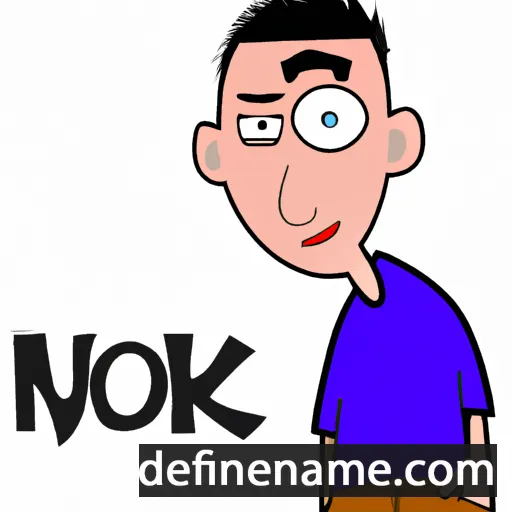 cartoon of the name Novak